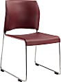 National Public Seating 8800 Cafetorium Chair, Wine/Chrome