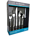 Gibson Palmore Plus 24-Piece Stainless-Steel Flatware Set