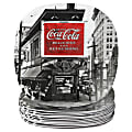 Coca-Cola Coke Noir 12-Piece Dessert Plate Set, 8-1/4", Red/Gray 1 thumbnail image