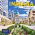 2024 TF Publishing Scenic Wall Calendar, 12" x 12", Indiana, January To December