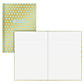 Blue Sky Gold Geo Bookbound Notebook, 5" x 8", 80 Sheets, Gold/Blue 1 thumbnail image