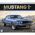 2024 BrownTrout Monthly Deluxe Wall Calendar, 14" x 12", Mustang, January to December