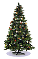 Floortex Christmas Tree Mat, 24", Clear