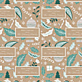 Custom Full-Color Gloss Finish Wrapping Paper, Standard Roll, 7' x 29-1/4", Christmas Holiday Ornaments And Greenery 1 thumbnail image