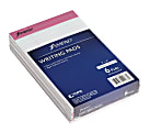 Ampad® Esselte Breast Cancer Awareness Writing Pads, 5" x 8", Pink/White, 50 Sheets Per Pad, Pack Of 6