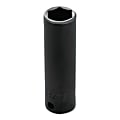 PROTO Torqueplus Deep Impact Socket, 3/8" Drive, 9/16" Opening, 6-Point