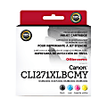 Clover Imaging Group™ Remanufactured High-Yield Black And Tri-Color Ink Cartridge Replacement For Canon® CLI-271XL, Pack Of 2, ODCLI271XLBCMY