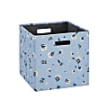 Linon Emmet Storage Bins, Medium Size, Daisy, Set Of 2 Bins