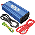 Tripp Lite 750W Light-Duty Compact Power Inverter with 2 AC/1 USB - 2.0A/Battery Cables, Mobile - DC to AC power inverter - DC 12 V - 750 Watt - 750 VA - output connectors: 2