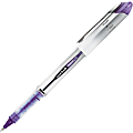 uni-ball® Vision Elite Rollerball Pen, 0.8 mm, Light Gray Barrel, Purple Ink