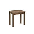 Linon Home Decor Products Troy Indoor/Outdoor Adirondack End Table, 18-1/8"H x 18-1/8"W x 18-1/2"D, Teak