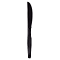 Dixie Medium-weight Disposable Knives Grab-N-Go by GP Pro - 100 / Box - 10/Carton - Knife - 1000 x Knife - Black