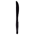 Dixie Medium-weight Disposable Knives Grab-N-Go by GP Pro - Knife - 1000 x Knife - Black - 100/Box - 10 / Carton 1 thumbnail image
