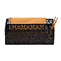 Realspace™ Brocade Desk Organizer, Black