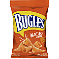 Bugles Nacho Cheese Corn Snacks, 3 Oz, Pack Of 6 Snack Bags
