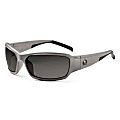 Ergodyne Skullerz® Safety Glasses, Thor, Matte Gray Frame, Smoke Lens