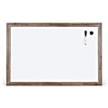 U Brands Decor Magnetic Dry-Erase Board, 36" X 24", Rustic Wood Frame, Actual Size 35" X 23" (4890U00-01) 1 thumbnail image