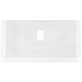 JAM Paper® #10 Plastic Envelopes, Hook and Loop Closure, Clear, Pack Of 12 1 thumbnail image