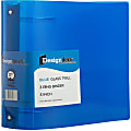 JAM PAPER 3 Ring Plastic Binder, 3 inch, Blue, Sold Individually 1 thumbnail image