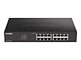 D-Link DGS-1100-16V2 Ethernet Switch - 16 Ports - Manageable - 2 Layer Supported - Twisted Pair - 1U High - Rack-mountable, Desktop
