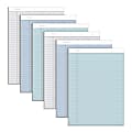 TOPS™ Prism+™ Color Writing Pads, 8 1/2" x 11 3/4", 100% Recycled, Legal Ruled, 50 Sheets, Assorted Colors, Pack Of 6 Pads