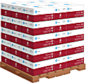 HP Premium Printer & Copy Paper, White, Letter (8.5" x 11"), 120000 Sheets Per Pallet, 32 Lb, 100 Brightness, Case Of 6 Reams