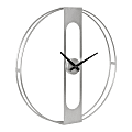 Uniek Kate and Laurel Urgo Wall Clock 22in, Silver 1 thumbnail image