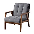 Baxton Studio 9941 Armchair, Gray 1 thumbnail image