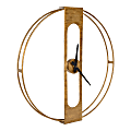 Uniek Kate and Laurel Urgo Wall Clock 22in, Gold 1 thumbnail image