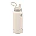 Takeya Actives Vacuum Insulated Stainless Steel Water Bottle With Straw Lid, 32 Oz, Oat Milk 1 thumbnail image