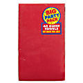 Amscan 2-Ply Paper Guest Towels, 7-3/4" x 4-1/2", Red, 40 Towels Per Pack, Set Of 2 Packs 1 thumbnail image