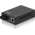 LevelOne GVT-2001 10/100/1000BASE-T to 1000BASE-SX MMF SC Mini Media Converter, 550m