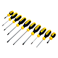 Stanley 10-Piece Screwdriver Set, Black/Yellow 1 thumbnail image