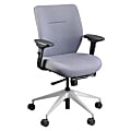 Raynor® Eurotech Evo Fabric Managerial Task Chair, 42"H x 27 2/5"W x 20"D, Gray/Black 1 thumbnail image