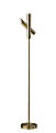 Adesso Vega LED Torchiere Lamp, 68"H, Antique Brass 1 thumbnail image