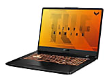 TUF Gaming F17 FX706 FX706LI-RS53 17.3" Rugged Gaming Notebook  - 1920 x 1080 - Intel Core i5 i5-10300H Quad-core 2.50 GHz - 8 GB RAM - 512 GB SSD - Bonfire Black - Windows 10 Home - NVIDIA GeForce GTX 1650 Ti with 4 GB 1 thumbnail image