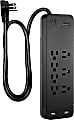 GE Pro 7-Outlet Surge Protector With USB, 3', Black