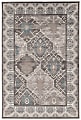 Linon Paramount Area Rug, 2' x 3', Belouch, Gray/Charcoal