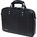 Mobile Edge Slimline Carrying Case (Briefcase) for 14.1" Ultrabook, iPad, Tablet PC - Black, Orange