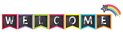 Schoolgirl Style Welcome Bulletin Board Set, Twinkle Twinkle You're A STAR!, Pre-K - Grade 8, Pack Of 8 Pieces 1 thumbnail image