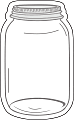 Schoolgirl Style Single Cut-Outs, Industrial Chic Mason Jars, 8"H x 5 13/16"W x 7/16"D, Pack Of 36 Cut-Outs 1 thumbnail image