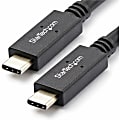 StarTech.com 1m 3 ft USB C Cable with Power Delivery (5A) - M/M - USB 3.1 (10Gbps) - USB-IF Certified - USB31C5C1M 1 thumbnail image