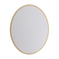U Brands® Large Magnetic Oval Mirror, 9"H x 7"W x 1/4”D, Gold 1 thumbnail image