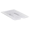 Cambro Translucent 1/3 Food Pan Lids With Notched Handles, Pack Of 6 Lids