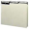 Smead® Blank Pressboard File Guides With Metal Tab, Letter Size, 100% Recycled, Gopher Green, Box Of 50