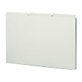 Smead® Blank Pressboard File Guides, Legal Size, 100% Recycled, Gray/Green, Box Of 50 1 thumbnail image