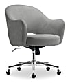 Serta® Mia Ergonomic Fabric Mid-Back Home Office Chair, Gray 1 thumbnail image