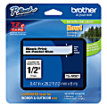 Brother® PTouch Laminated TZe Tape, 0.47" x 26.2', Blue 1 thumbnail image