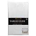 Amscan Plastic Round Table Covers, 84", Clear, Pack Of 9 Covers 1 thumbnail image