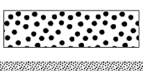 Schoolgirl Style Straight Bulletin Board Borders, Twinkle Twinkle You're A STAR! Painted Dots, 3" x 36", Preschool - Grade 8, Pack Of 12 Borders